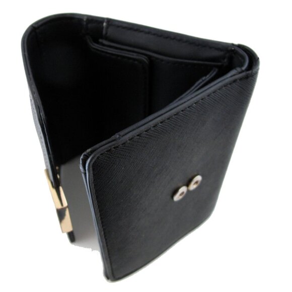 🆕 Wallet Guess Trifold Sabina black gold tones clutch multiple pouches 💖 - Picture 9 of 11